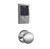 Schlage FBE468ZPCEN625AND Polished Chrome Century Touch Pad Electronic Deadbolt with Z-Wave Technology and Andover Knob