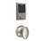 Schlage FBE468ZPCEN619SIE Satin Nickel Century Touch Pad Electronic Deadbolt with Z-Wave Technology and Siena Knob