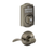 Schlage BE365CAM620/F10ACC620 Camelot Keypad Dead Bolt Combo Pack Antique Pewter Electronic Keypad Deadbolt