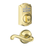 Schlage BE365CAM505/F10FLA505 Camelot Keypad Dead Bolt Combo Pack Lifetime Brass Electronic Keypad Deadbolt