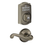 Schlage BE365CAM620/F10FLA620 Camelot Keypad Dead Bolt Combo Pack Antique Pewter Electronic Keypad Deadbolt