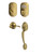 Schlage FE285PLY609ACC-BE365PLY609 Antique Brass Plymouth Keypad Handleset with Accent Lever