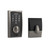 Schlage BE375CEN619-F10LAT619 Satin Nickel Century Keyless Touch Pad Electronic Deadbolt with Latitude Lever