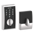 Schlage BE375CEN625-F10LAT625 Bright Chrome Century Keyless Touch Pad Electronic Deadbolt with Latitude Lever