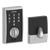 Schlage BE375CEN626-F10LAT626 Satin Chrome Century Keyless Touch Pad Electronic Deadbolt with Latitude Lever