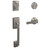 Schlage FC93CEN619NBKKIN Century Dummy Handleset with Northbrook Lever and Kinsler Rose Satin Nickel