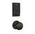 Schlage FBE468ZPCEN716AND Aged Bronze Century Touch Pad Electronic Deadbolt with Z-Wave Technology and Andover Knob