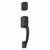 Schlage FC58GRW716 Aged Bronze Greenwich Single Cylinder Handleset (Exterior Side Only)