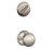 Schlage F60BRK619AND Satin Nickel Brookshire Handle Set with Andover Handle