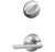 Schlage F60CAM625LAT Polished Chrome Camelot Handle set with Latitude Lever