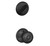 Schlage F60GRW622GEO Matte Black Greenwich Handle Set with Georgian Handle Schlage F60GRW622GEO Matte Black Greenwich Handle Set with Georgian Handle