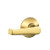 Schlage FE285CAM605ELA Polished Brass Camelot Style Handleset with Elan Lever Bottom Half Only
