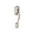 Schlage FE285CAM619VLA Satin Nickel Camelot Style Handleset with Avila Lever Bottom Half Only