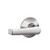 Schlage FE285CEN625ELA Polished Chrome Century Style Handleset with Elan Lever Bottom Half Only