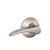 Schlage FE285PLY619MNH Satin Nickel Plymouth Style Handleset with Manhattan Lever Bottom Half Only
