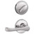 Schlage JH60SUT625TOR Bright Chrome Sutton Handle Set with Torino Style Lever