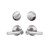Schlage Residential FB50BRW625 Broadway Lever Combo Pack Polished Chrome Finish