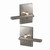 Schlage FC21LAT618CEN Latitude Lever with Century Rose Passage and Privacy Lock Polished Nickel Finish