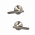 Schlage FC21LAT618KIN Latitude Lever with Kinsler Rose Passage and Privacy Lock Polished Nickel Finish