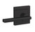 Schlage FC172LAT622ULD Latitude Lever with Upland Rose Non Turning Dummy Lock Matte Black Finish