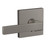 Schlage FC172NBK619COL Northbrook Lever with Collins Rose Non Turning Dummy Lock Satin Nickel Finish
