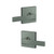 Schlage FC172NBK619COL Northbrook Lever with Collins Rose Non Turning Dummy Lock Satin Nickel Finish