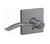 Schlage FC172PEN626COL Pennant Lever with Collins Rose Non Turning Dummy Lock Satin Chrome Finish