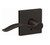 Schlage FC172PEN716COL Pennant Lever with Collins Rose Non Turning Dummy Lock Aged Bronze Finish