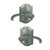 Schlage FC172WIT619CAM Whitney Lever with Camelot Rose Non Turning Dummy Lock Satin Nickel Finish