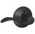 Schlage F170ACC622 Matte Black Dummy Accent Style Lever