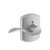 Schlage F170ACC626GRW Satin Chrome Dummy Accent Style Lever with Greenwich Rose