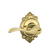 Schlage F51AACC505BRK Lifetime Brass Keyed Entry Accent Style Lever with Brookshire Rose