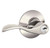 Schlage F51AACC618 Polished Nickel Keyed Entry Accent Style Lever