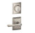 Schlage Residential FB50VLA619ADD Avila Lever and Addison Rose Combo Pack Satin Nickel Finish