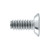 Deltana SCMS1205U26 Polished Chrome #12 x 1/2" Steel Machine Screw