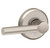 Schlage F170BRW619GSN Satin Nickel Half Dummy Broadway Style Lever with Greyson Rose