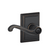 Schlage F40FLA716ADD Aged Bronze Privacy Flair Style Lever with Addison Rose