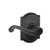 Schlage F51AFLA716CAM Aged Bronze Keyed Entry Flair Style Lever with Camelot Rose