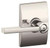 Schlage F40LAT618CEN Polished Nickel Privacy Latitude Style Lever with Century Rose
