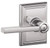 Schlage F40LAT625ADD Bright Chrome Privacy Latitude Style Lever with Addison Rose