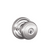 Schlage F51AAND625AND Bright Chrome Keyed Entry Andover Style Knob with Andover Rose