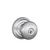 Schlage F51AAND626AND Satin Chrome Keyed Entry Andover Style Knob with Andover Rose