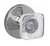 Schlage FC172KYL625HOW Kyle Knob with Howe Rose Non Turning Dummy Lock Polished Chrome Finish