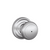 Schlage F40AND626AND Satin Chrome Privacy Andover Style Knob with Andover Rose