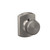 Schlage F10BWE619GRW Satin Nickel Passage Bowery Style Knob with Greenwich Rose