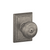 Schlage F40GEO621ADD Distressed Nickel Privacy Georgian Style Knob with Addison Rose