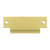 Deltana SPBDB478U3 Polished Brass 4-7/8" x 1-1/4" ANSI Blank Strike Plate