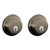 Schlage B62620 Antique Pewter Double Cylinder Deadbolt
