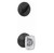 Schlage FC59CAN622KIN Caine Knob with Kinsler Rose Matte Black Single Cylinder Handlesets (Interior Side Only)