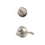 Schlage F59ACC619 Satin Nickel Accent Lever and Deadbolt with Regular Rose (Interior Half Only)